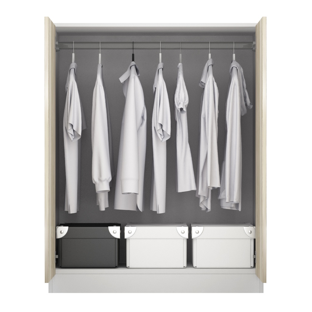 Modulo Alto Corsa 2 Puertas 90Cm Helsinki Blanco