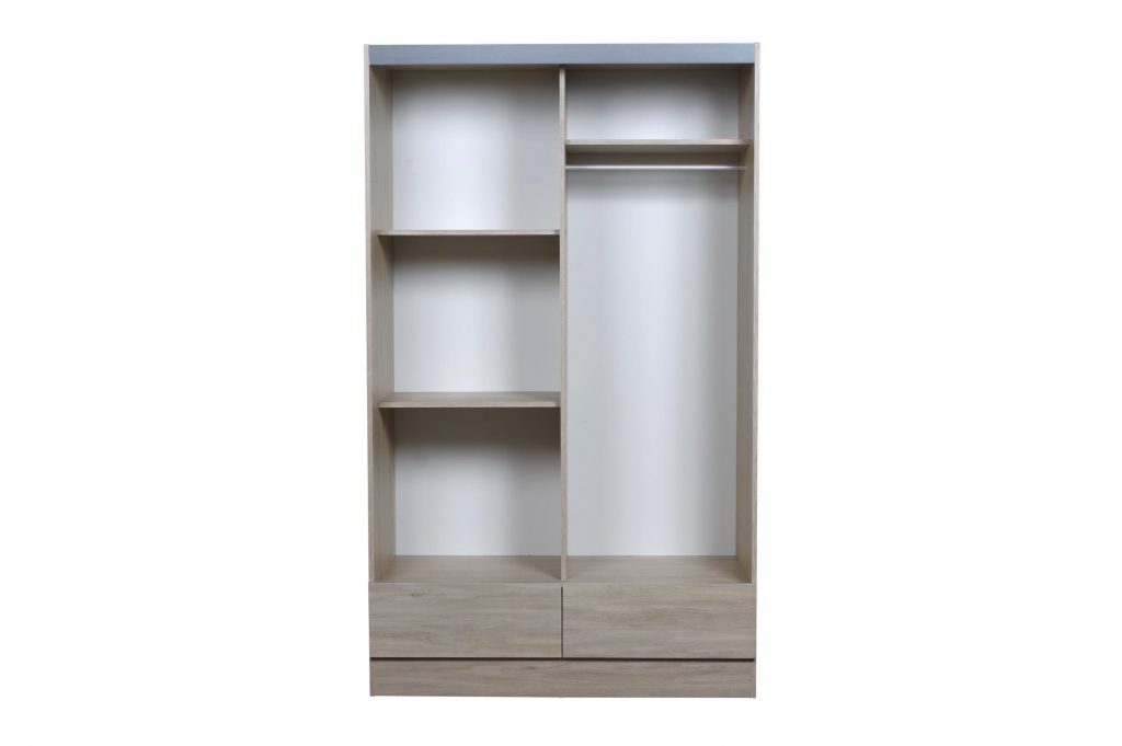 Placard Tana Plus corredizo 2 Ptas 2 C  c/espejo