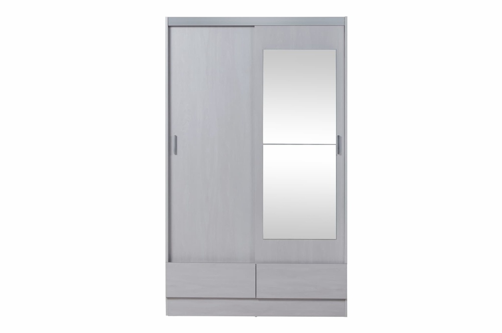 Placard Tana Plus corredizo 2 Ptas 2 C  c/espejo