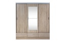 Placard Tana Plus corredizo 3Ptas 3Caj c/espejo