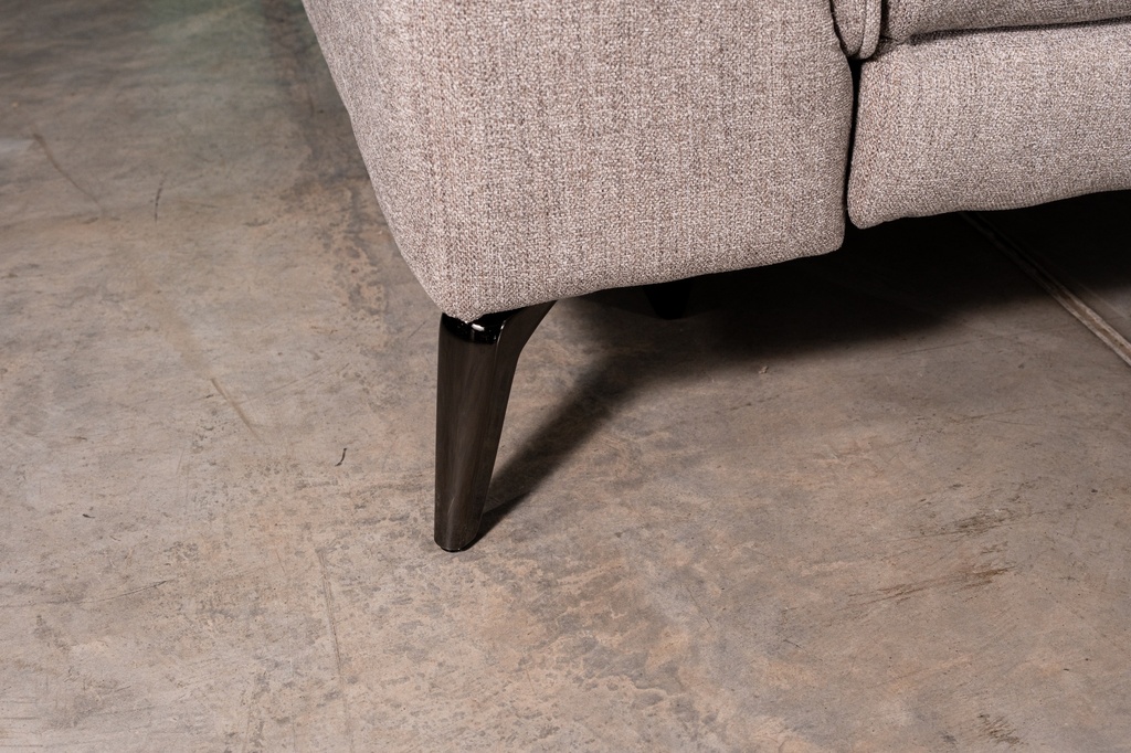 Sillon Rinconero Relax Oxford 3 cpos Conjunto 2 Chenille Liviano Gris (Eléctrico)