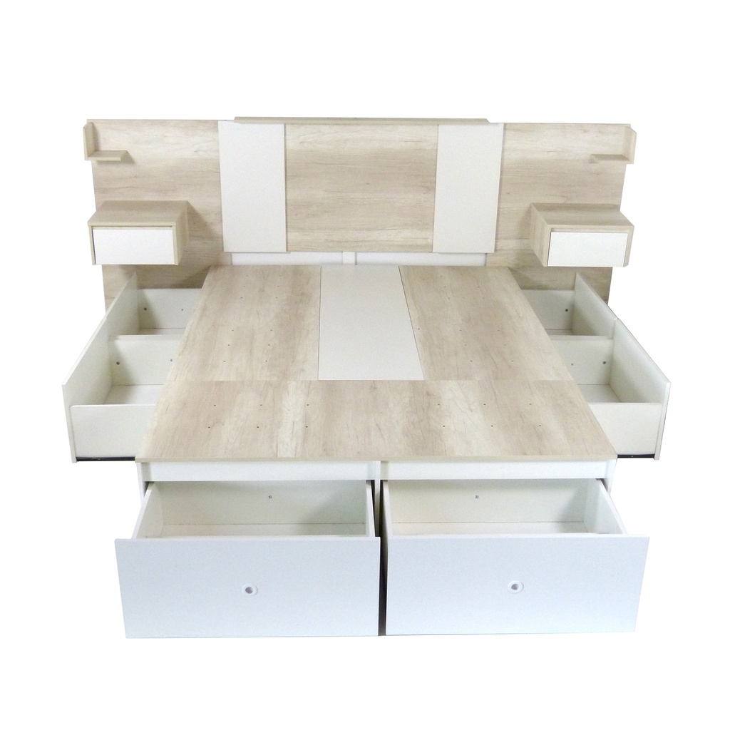 Base De Colchon Con 6 Cajones 200Cm Ancho Helsinki