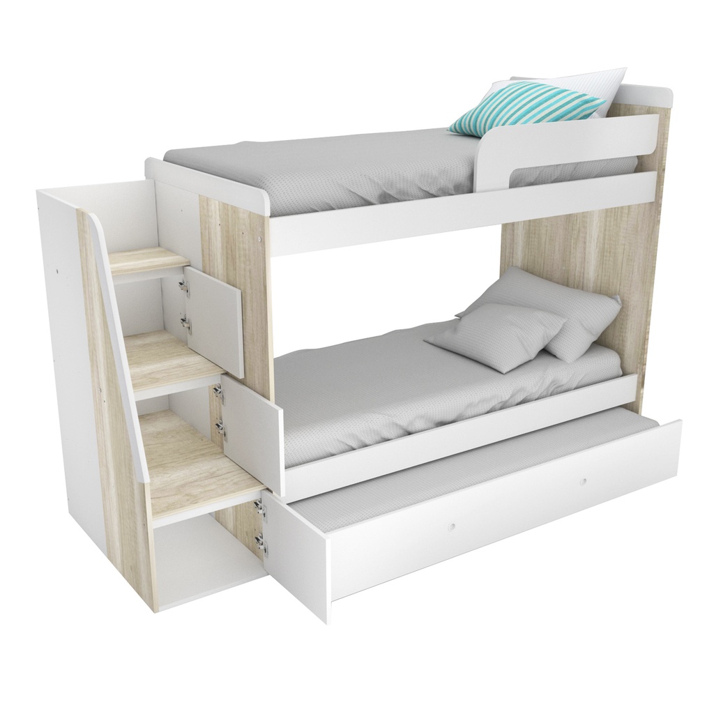 Cama Cucheta 90 Cm Con Carrocama 90X250 Cm