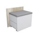 Tocador Maquillador Con asiento y espejo con Luz Led Helsinki