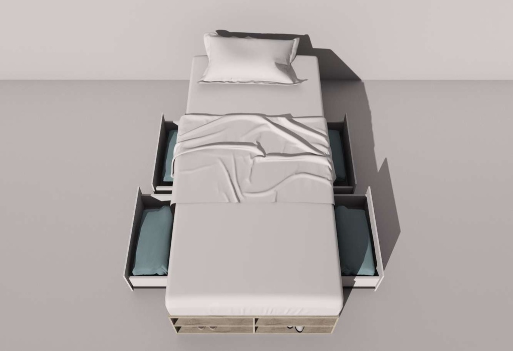 Box Juvenil 0.90 4 Cajones Nevado/Everest