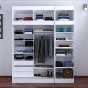 Vestidor 2 Puertas 140X200 Blanco