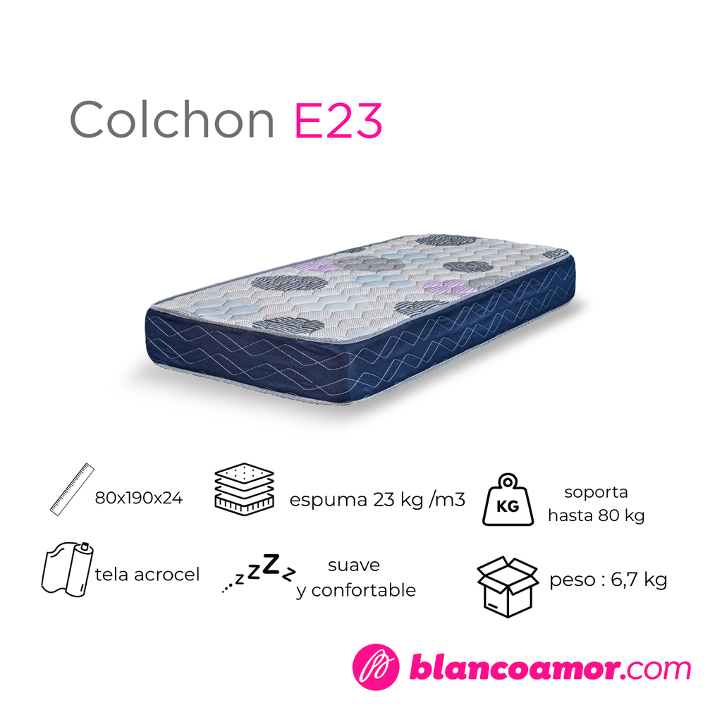 Colchon Kress E23 0.80 X 1.90 X 0.20