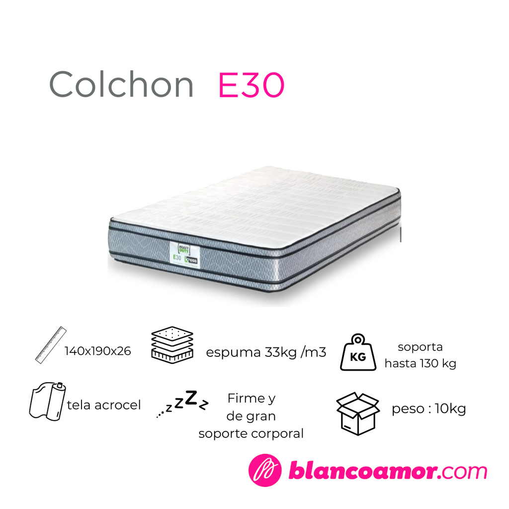 Colchon Kress E30 1.40 X 1.90 X 0.26