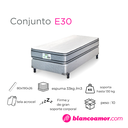Conjunto de colchón y sommier Kress E30 0.80 X 1.90 X 0.26