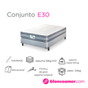 Conjunto de colchón y sommier Kress E30 1.40 X 1.90