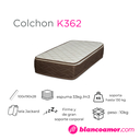 Colchon K362 1.00 x 1.90 X 0.28
