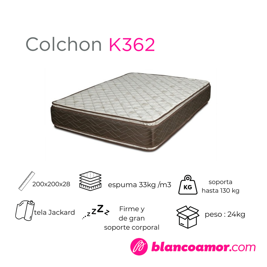 Colchon K362 2.00 X 2.00 X 0.28