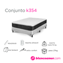 Conjunto de colchón y sommier K354 160 X 200