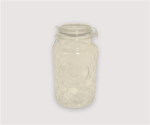 Frasco De Vidrio Trama Alambre&quot; 15X15X20Cm-1-&quot;