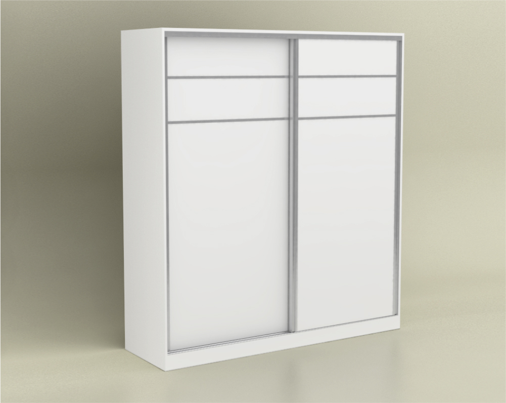 Placard Puertas Corredizas Tonini 1.80 Blanco