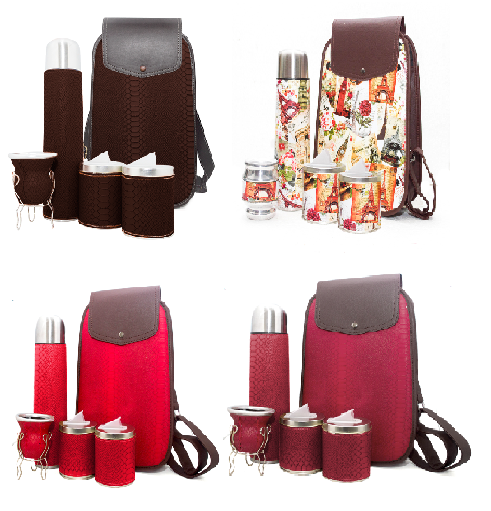 Set Matero Raices Ecocuero 5 Piezas