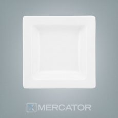 Plato Hondo Nara 21 X 21 Blanco