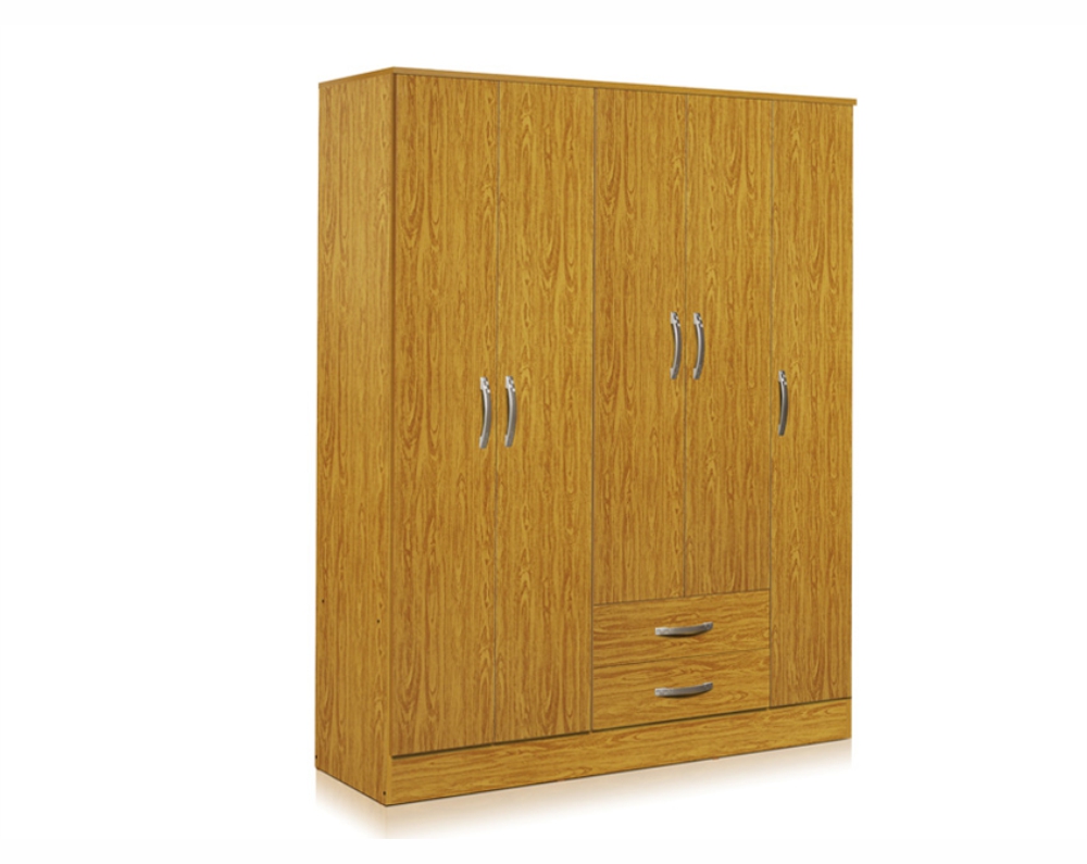 Discontinuado - Placard Tana Plus 5 Ptas 2 C Roble