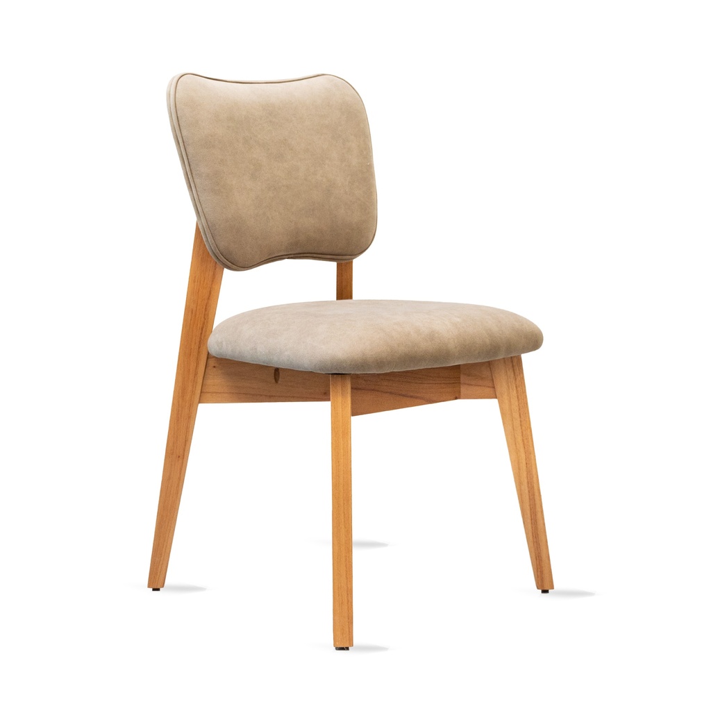Silla Frida Roble Tap. Vison