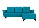 Sillon Luxor Rinconero C/Puff Strade Color 34 G3 (Turquesa)