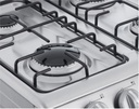Cocina A Gas Patrick 55 Cms Cp6855Ai Inox/ Luz Enc  + Parrillas Alambron