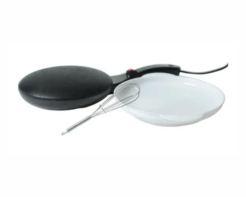 Panquequera Electrica Winco 800W Negro