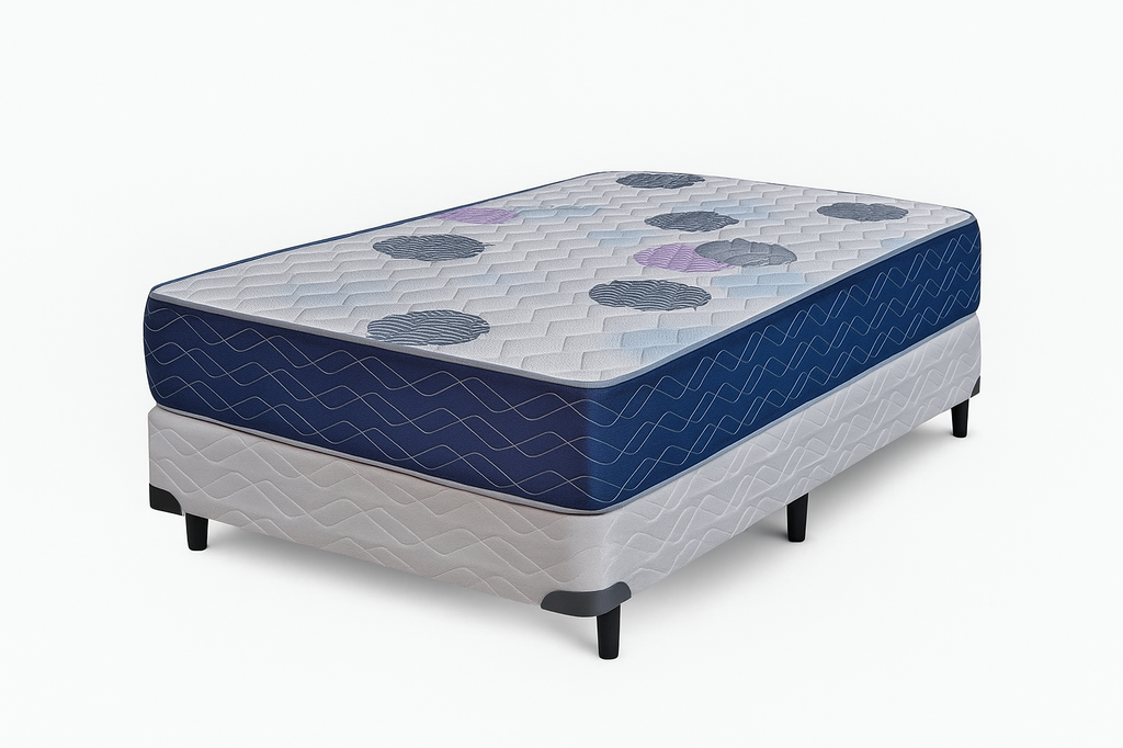 Conjunto de colchón y sommier E23  2 plazas 140X 1.90 X 0.20