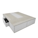 Base De Colchon Corsa C/ 6 Cajones 150 Cm Ancho