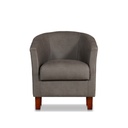 Sillón Individual Perla 0.60x0.65 m Cuerotex 23