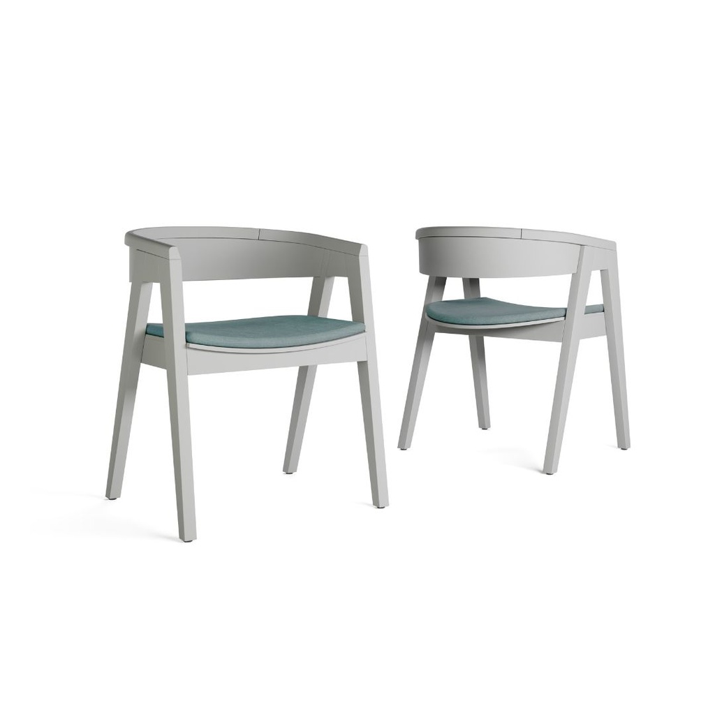 Silla Kurbë Gris Mineral