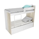 Cama Cucheta 80 Cm Con 2 Cajones Con Escalera Integrada 80X196 Cm