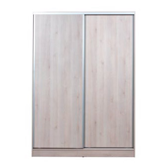 Placard Murano 1.40 Mts Corredizo Pino Blanco s/espejo