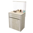Tocador Maquillador Con asiento y espejo con Luz Led Helsinki
