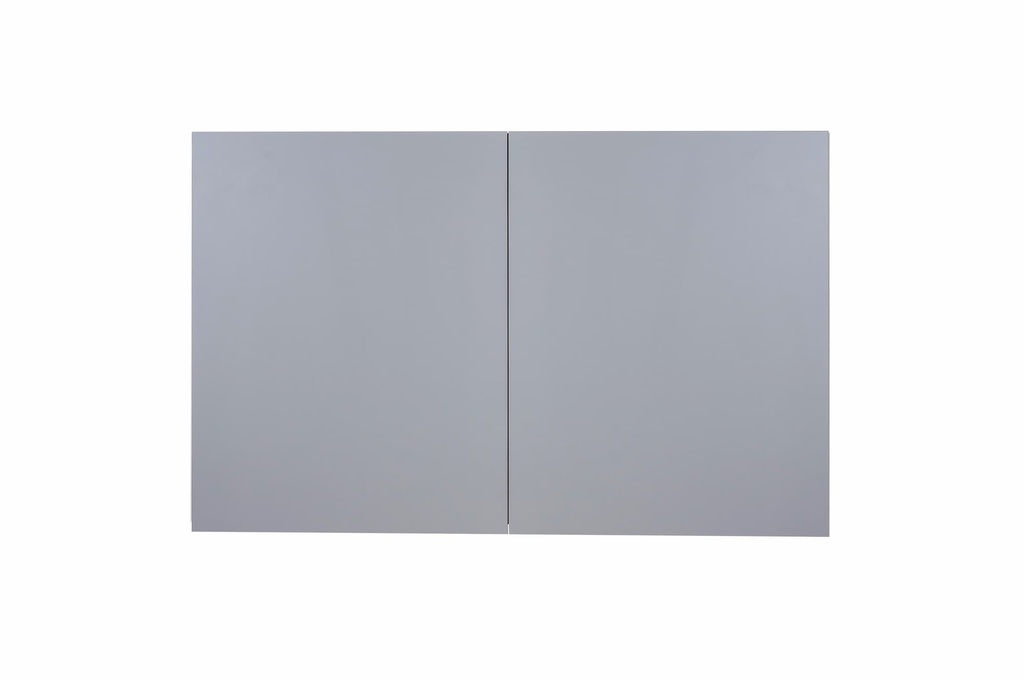 Alacena Potenza  1.00 2p blanco aluminio