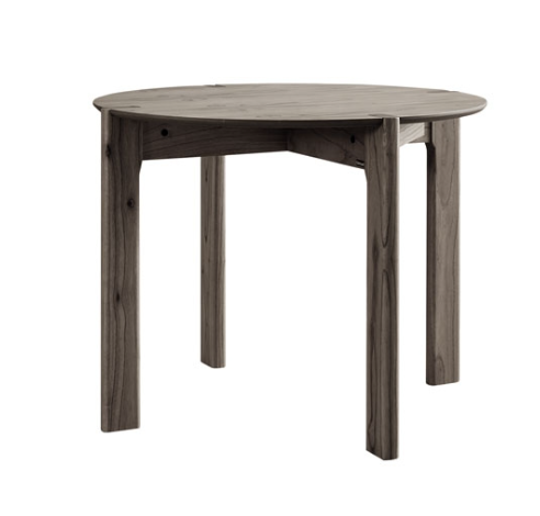 Mesa Redonda Bohemia 1.00 x 1.00 Mts Ceniza