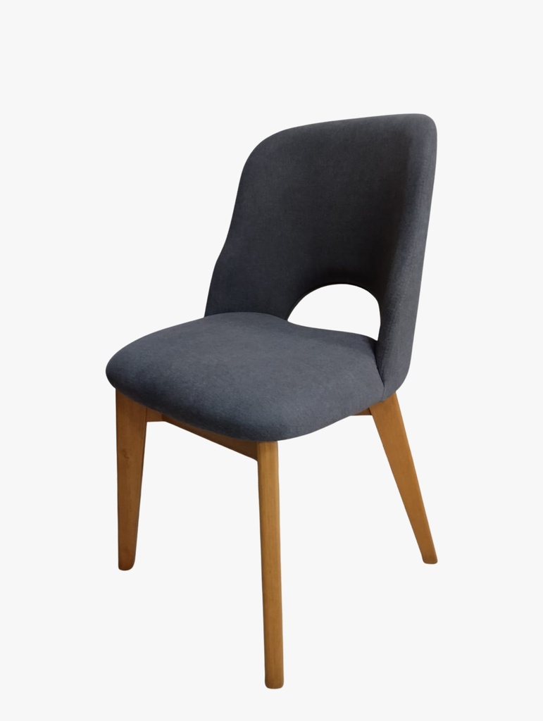 (D) Silla Luma roble gris perla