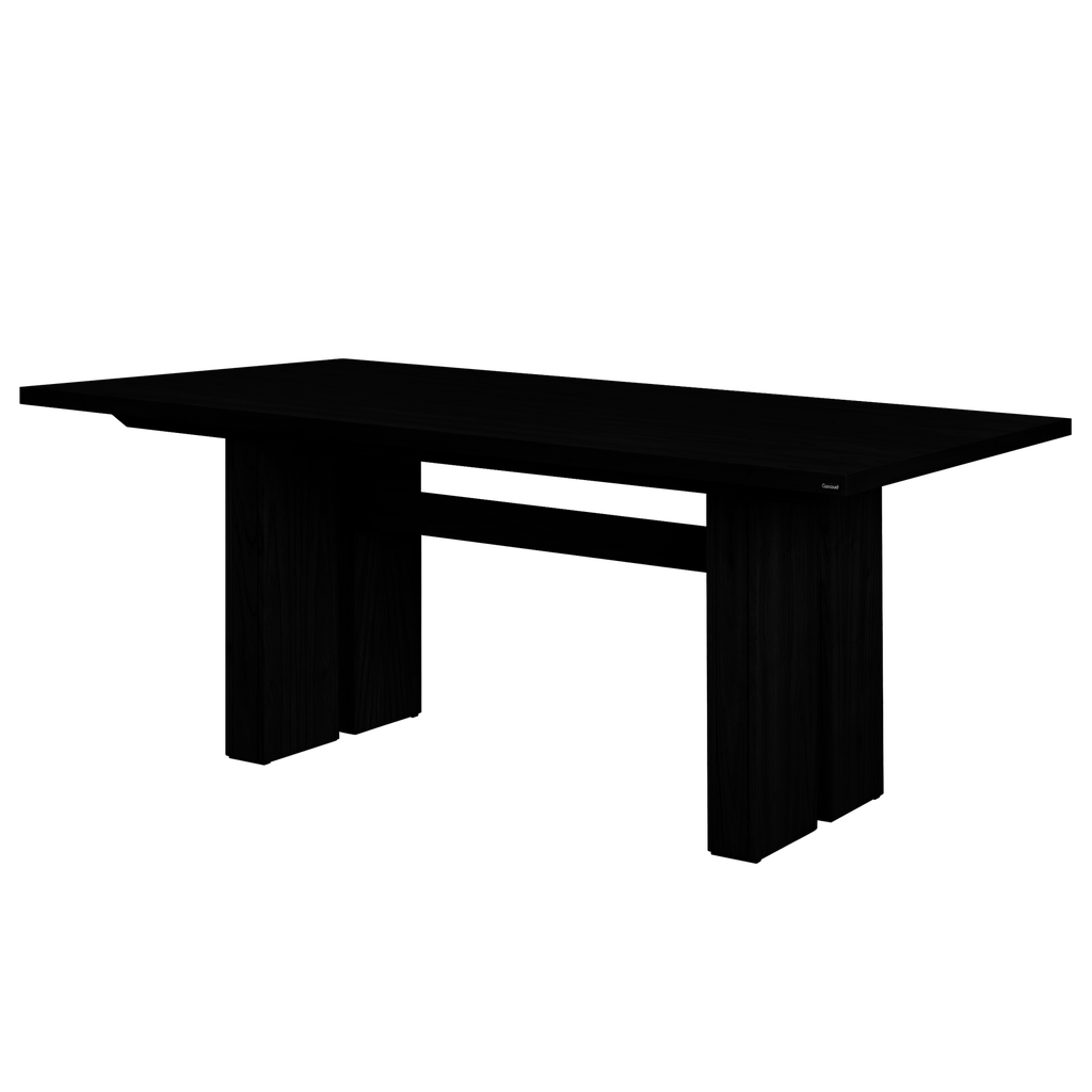 Mesa Fija Genoud Base Central negro 2 Mts