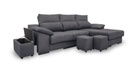 Sofá Phyllis 2 plazas con chaise longue derecho touch