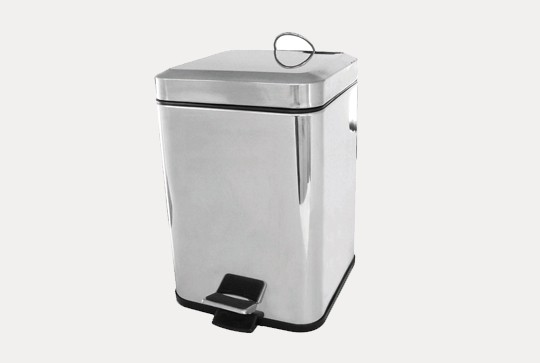 Cesto Ac.Inox.C/Pedal 12 Lts.