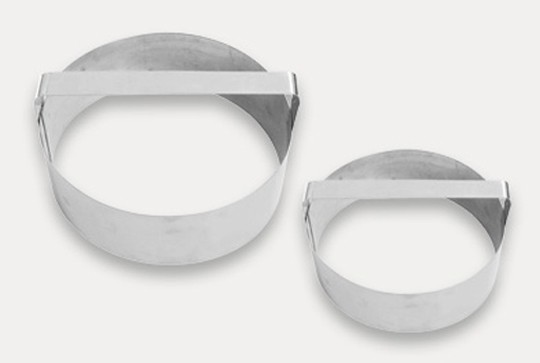 Molde Circular Ac. Inox.C/Mgo 12 Cm.