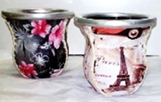 [7506178500739] Mate De Vidrio Forrado Decorados Surtidos