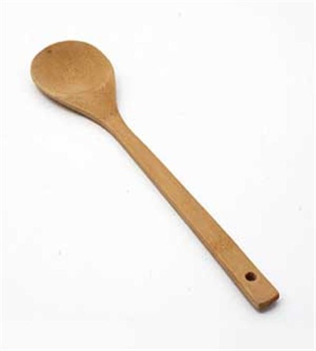 [7798115708081] Cuchara Alargada De Madera 28 Cm