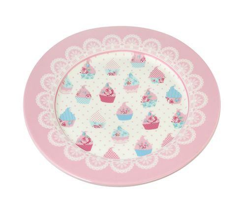 [7798257503551] Platos De 26 Cm De Porcelana Dieseño Cup Cake Caja De Regalo