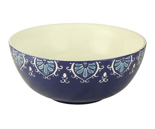 [7798257506880] Bowl Ceramica Azul Linea Med 22,50Cm