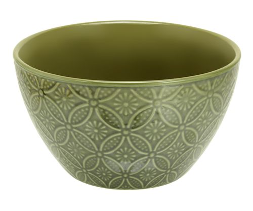 [7798257505258] Bowl Ceram Verde Hindu 13,7 Cm
