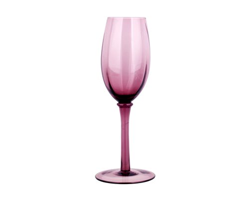 [7798257508525] Copa De Vidrio Facetado Violeta 25Cm Dia:7 Cm 210Ml