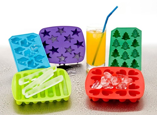 [20010-F] Cubetera Practi-K De Goma Con Formas