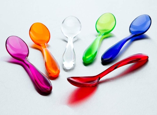 [30005-CV] Cuchara Practi-K De Acrilico De Postre (Colores Varios)