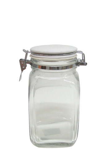 [9907-3] Frasco C/Tapa Ceramica 10X10X21