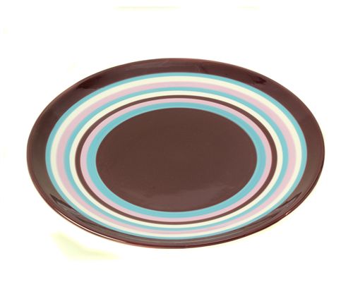 [7798182160751] Fuente 33 Cm Ceramica Rayas Color Violeta -1-